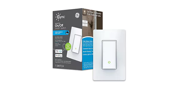 Smart light switch with packaging box