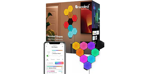 Nanoleaf smart hexagon LED light panels